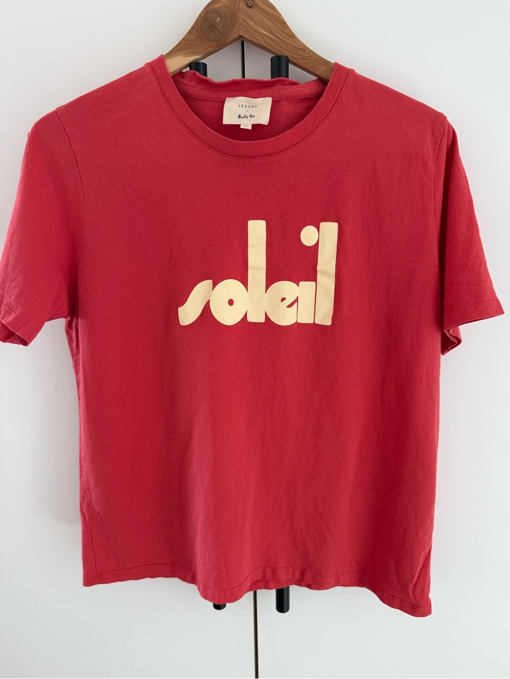 Sezane x Maddy Nye
Soleil Tshirt in Coral/Cream